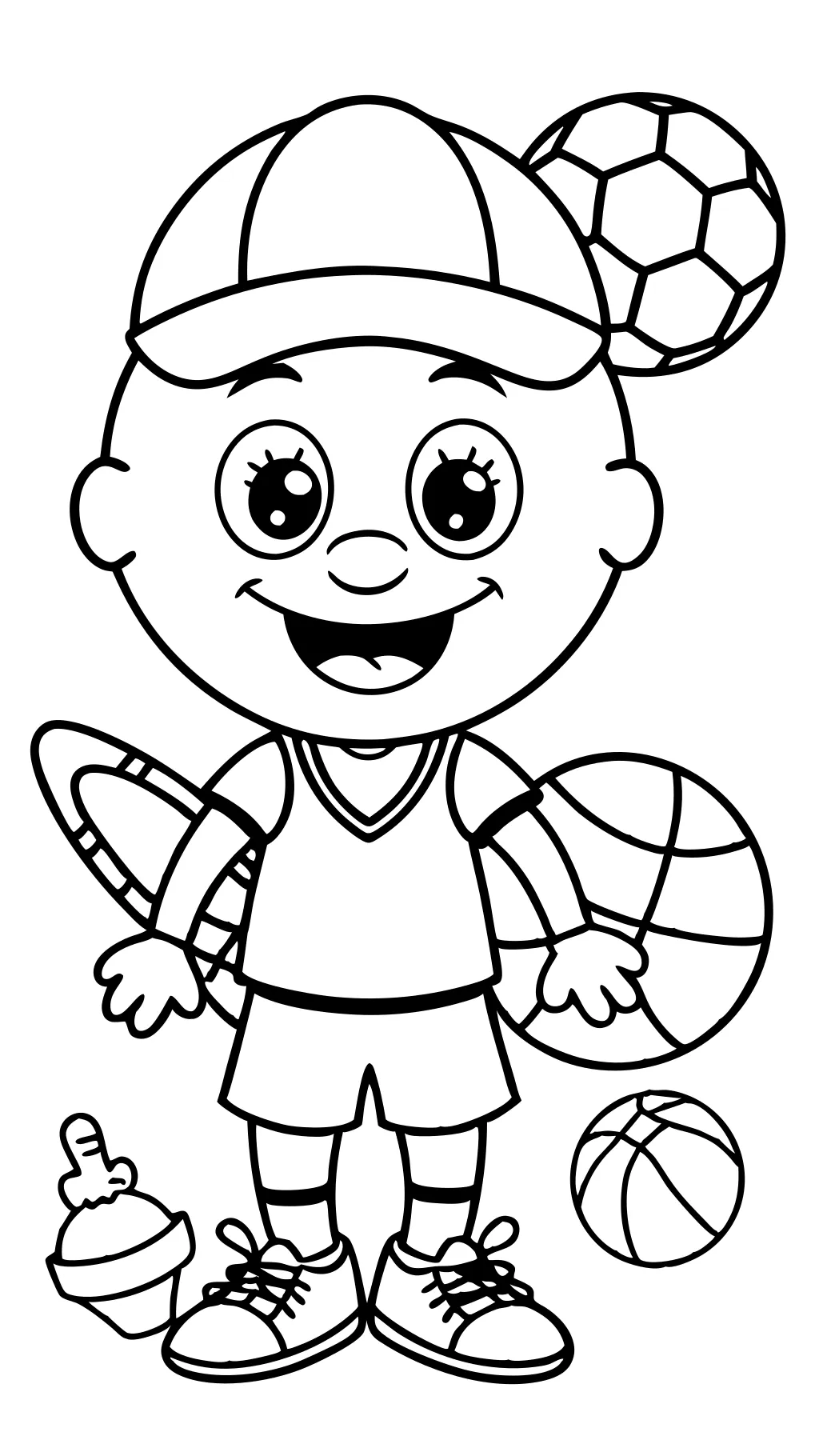 sports free coloring pages